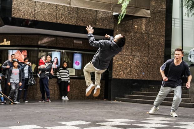 Street dance in the streets of Melbourne